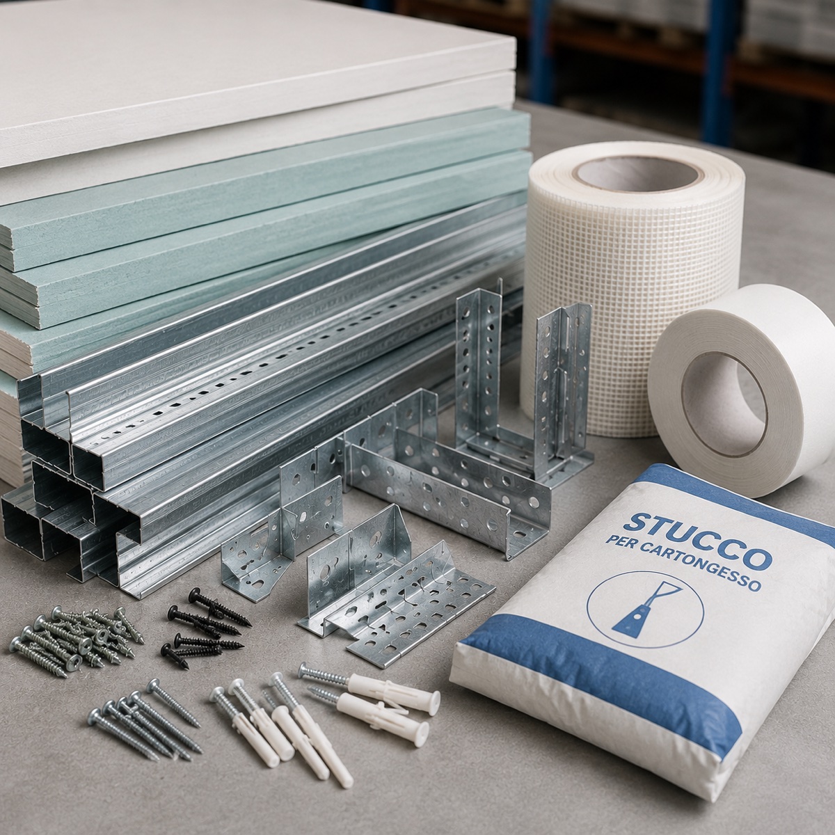 Rivendita materiali edili Verco — Accessori Cartongesso